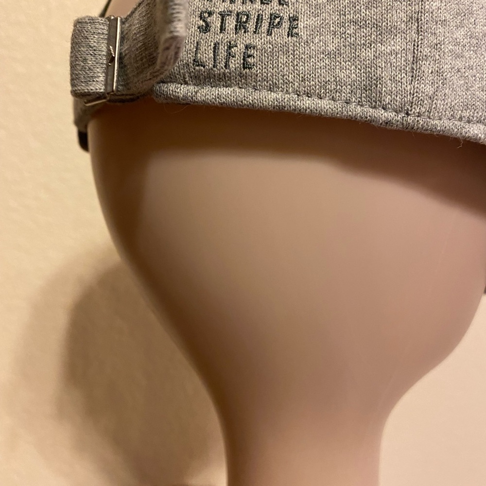 Adidas Grey Three Stripe Life Hat Cap - Picture 6 of 8